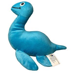 Fun‎ Express Smiling Loch Ness Monster Plush Nessie Stuffed Animal Toy 7" Blue